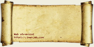 Aksentije Raffanelli vizit kartica